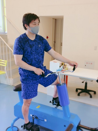 吉澤純平　ジム   怪我　アキレス腱断裂　リハビリ  スポーツの塾　競輪選手のトレーニング　