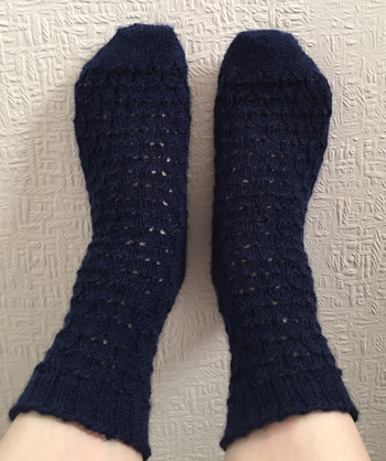 Navy Socks