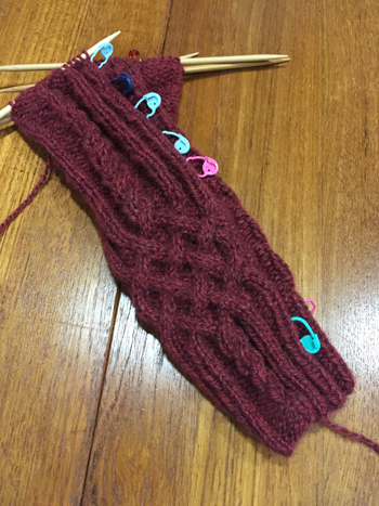 袖その2製作中