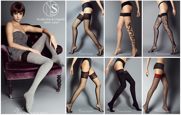 Veneziana Garter stocking