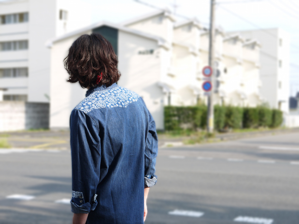 Needles バンドカラーデザインシャツ Needles（ニードルス）の「【Needles/ニードルズ】バンドカラーシャツ