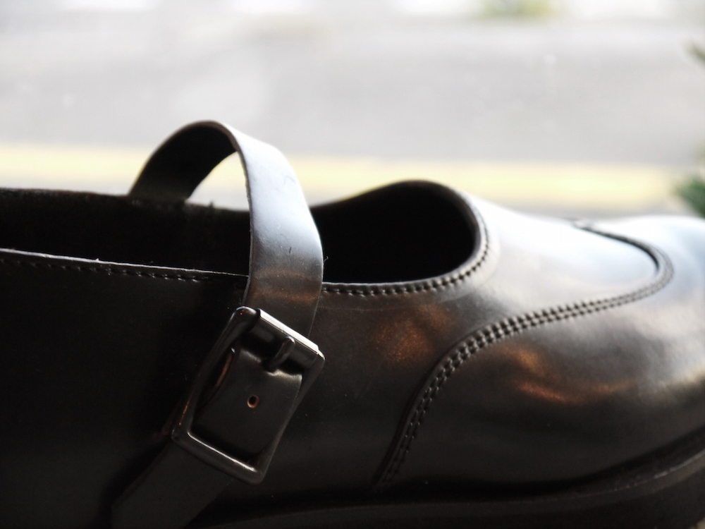 コードバン」をNeedlesらしい切り口で。 | 1989 Men's Blog 割引き Needles ballet 5 ビブラムソール バレエシューズ shoe フラットシューズ/バレエシューズ