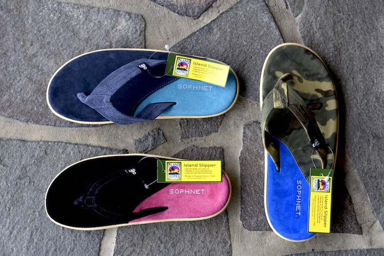SOPHNET別注　 SLIPPER 　アイランドスリッパ　サイズ8 SOPHNET. × ISLAND SLIPPER 別注モデルの入荷です。 | 1989