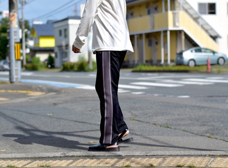 needles poly smooth track pant