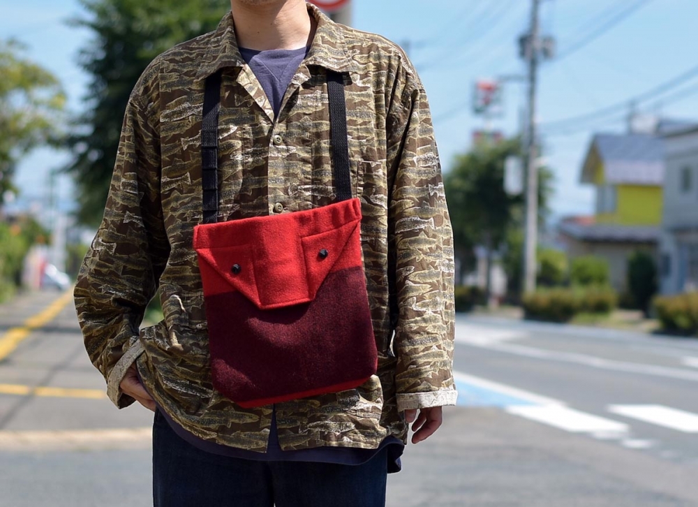 エンジニアードガーメンツ dispatch ショルダーバッグ染め加工