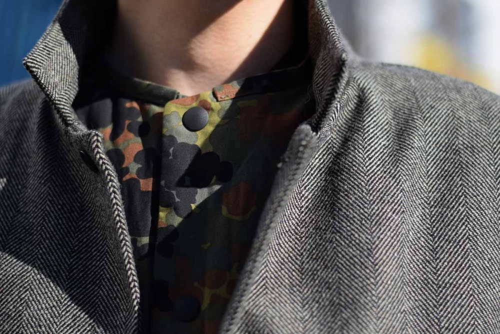 orslow ヘリンボーン素材のパジャマシャツをゆったりと。 | 1989 Men's