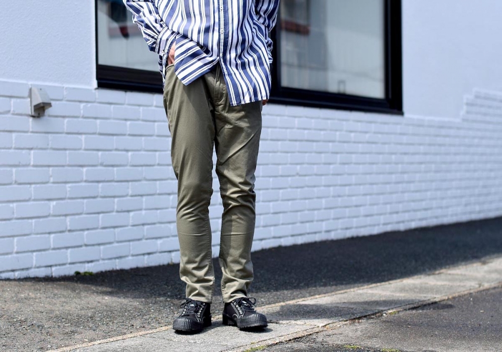 nonnative DWELLER JEANS DROPPED FIT オリーブ