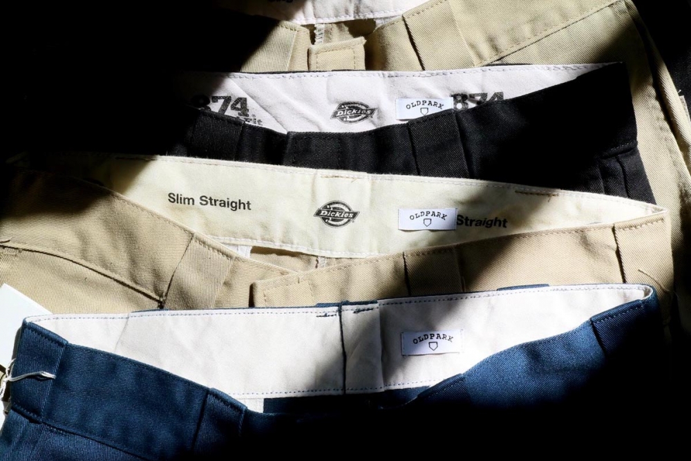 OLD PARKらしい、新鮮な一本はDICKIESをベースに。 | 1989 Men