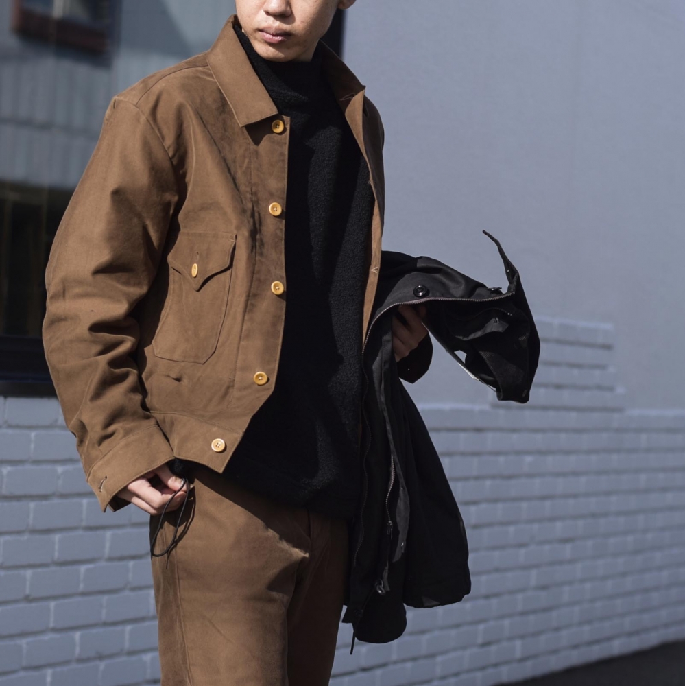 ☆最終破格☆ 25AW A Vontade ブラウン ナイロンジャケット M A