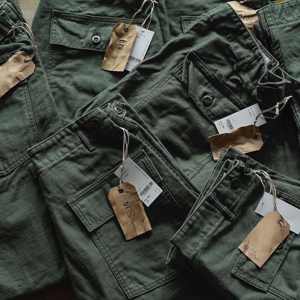 orslow 名作ファティーグパンツが揃いました。 | 1989 Men's Blog