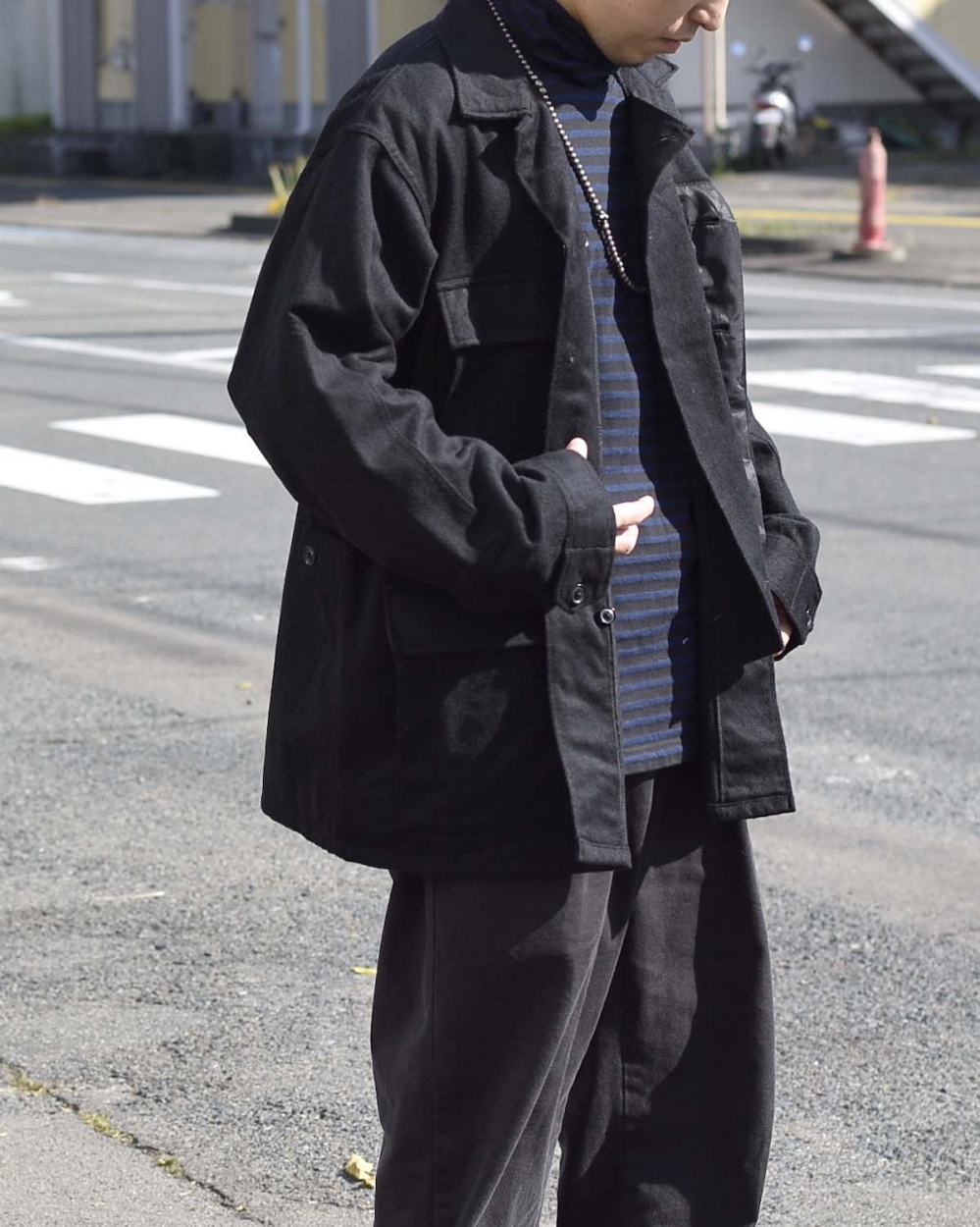 engineered garments 習え フェイクメルトン MGコート Sサイズ engineered garments 習え フェイクメルトン MGコート Sサイズ