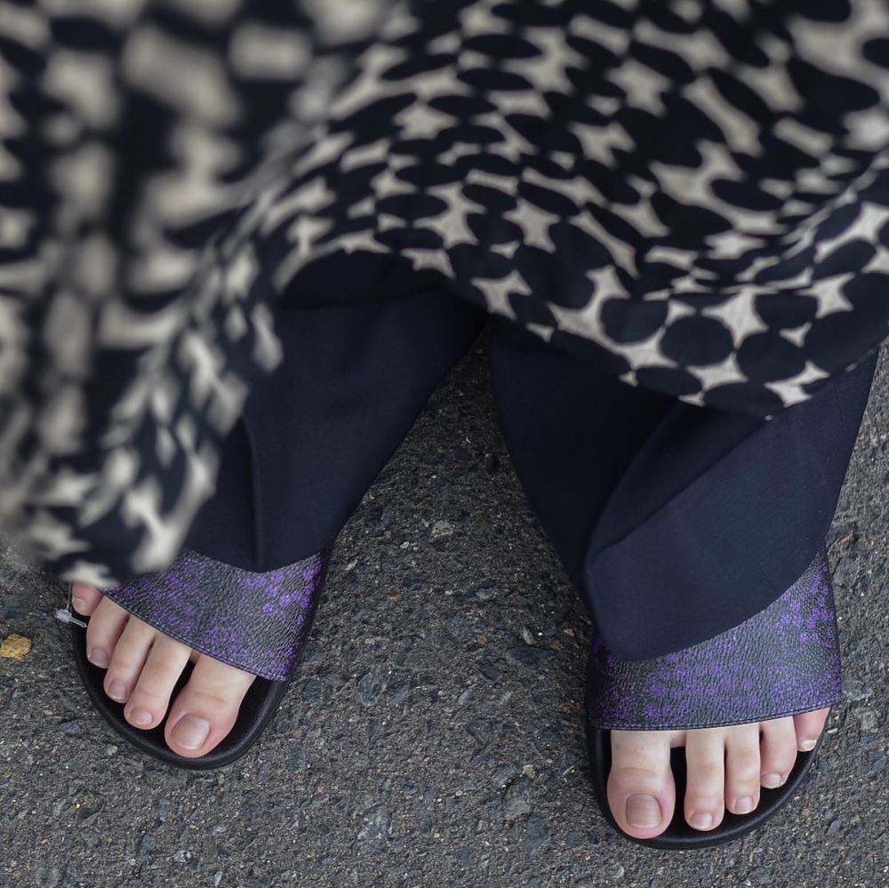 NEEDLES SHOWER SANDAL 「PAPILLON KOMON」 | 1989 Men's Blog