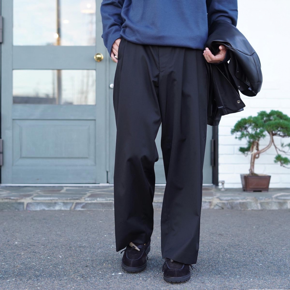 特大のタックが新鮮なN.HOOLYWOODの一本。 | 1989 Men's Blog