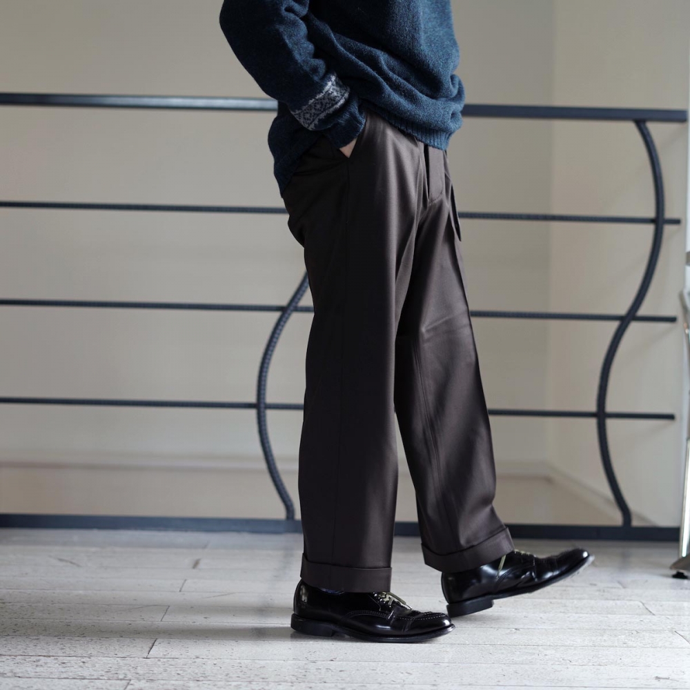 Willow Pants / P-001 コーデュロイパンツ　サーモンピンク Willow Pants / ウィロー パンツ】P-015 “Deadstock Pink Flannel”