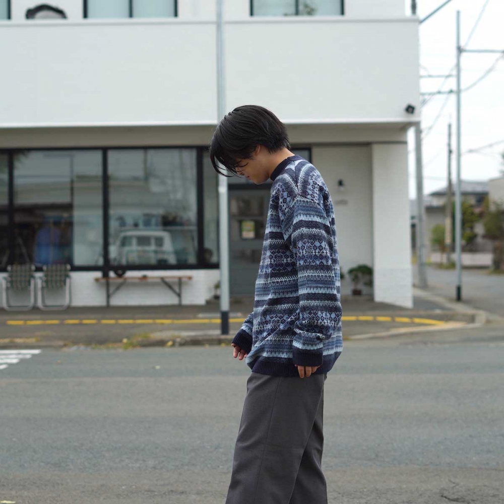 UNUSED フェアアイル柄のニット。秋冬って感じですね。 | 1989 Men's Blog