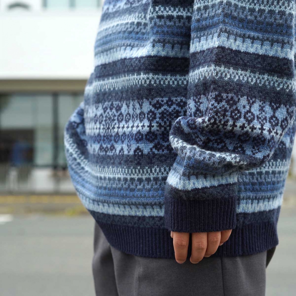 最大2000円引き マラソン期間 UNUSED / 5G fair Isle cardigan