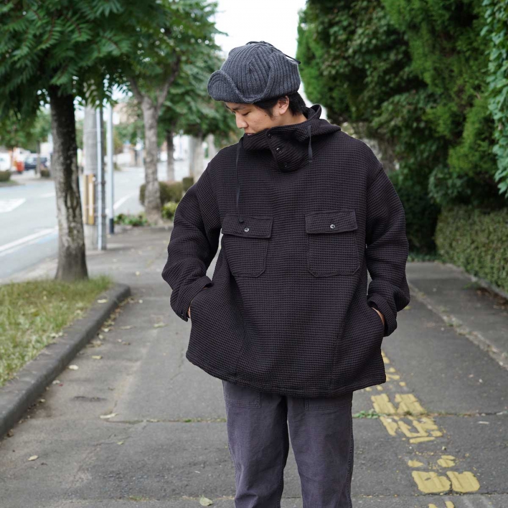 CAGOULE SHIRT COTTON WAFFLEENGINEERED