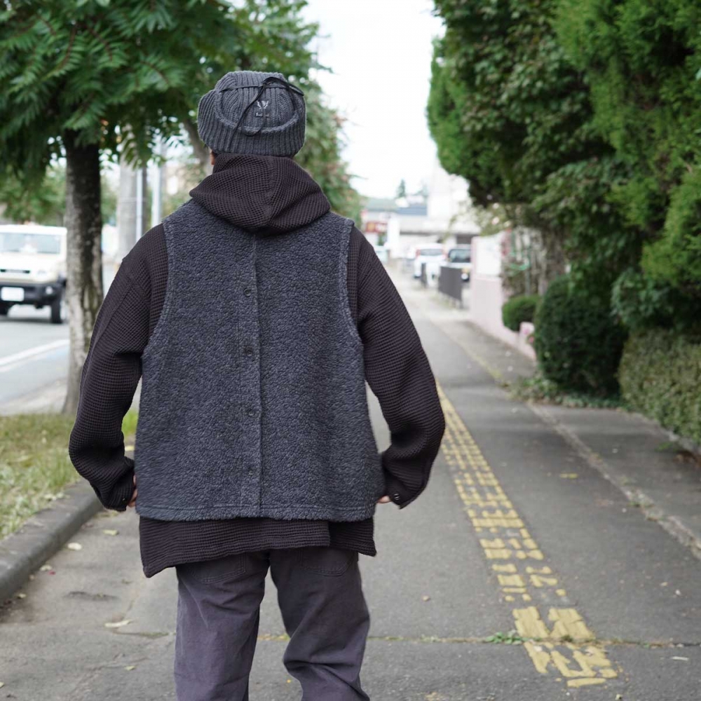 Engineered Garments 肉厚ワッフルのカグールシャツ。 | 1989