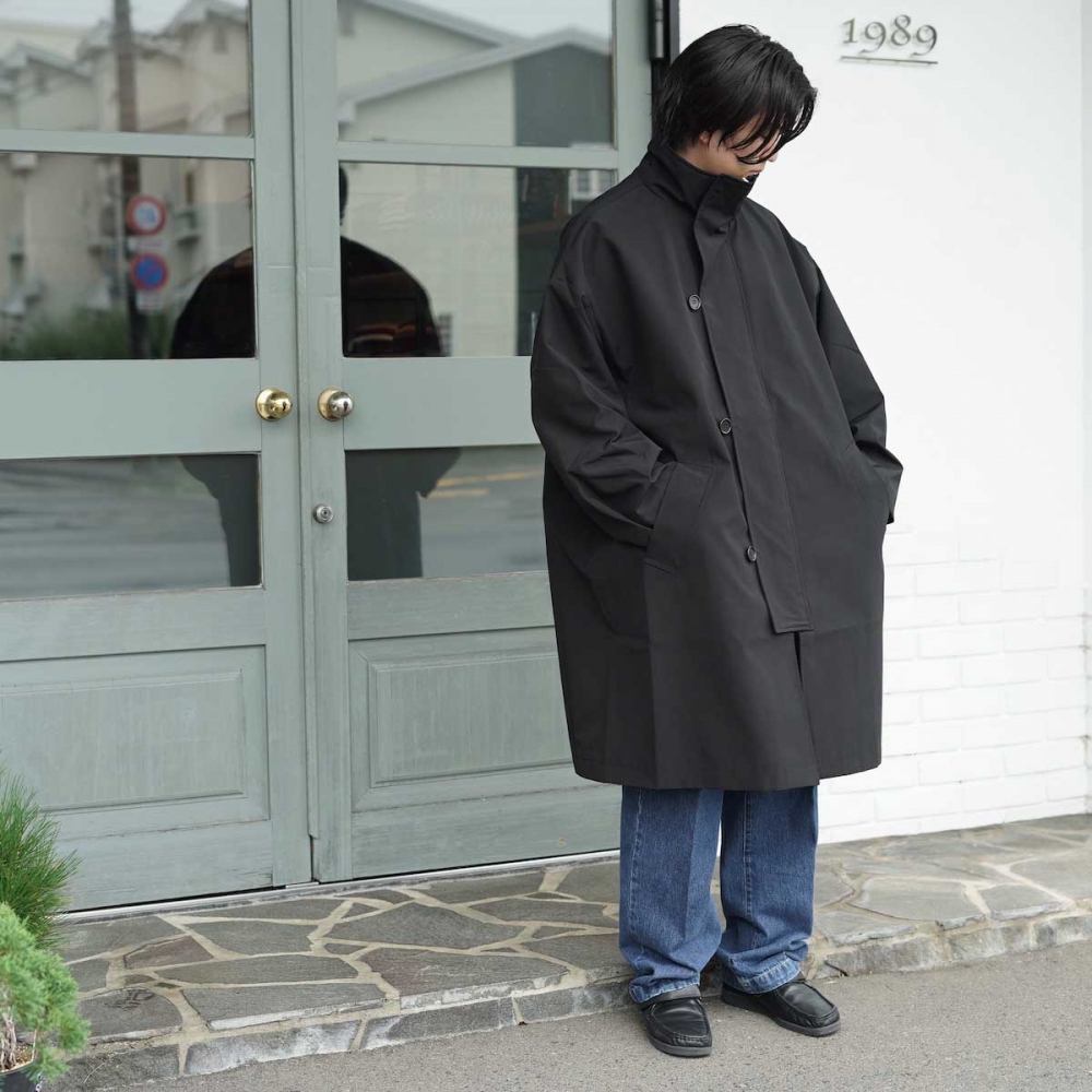 21AW mfpen Johnston Coat ジョンストンコート S 黒