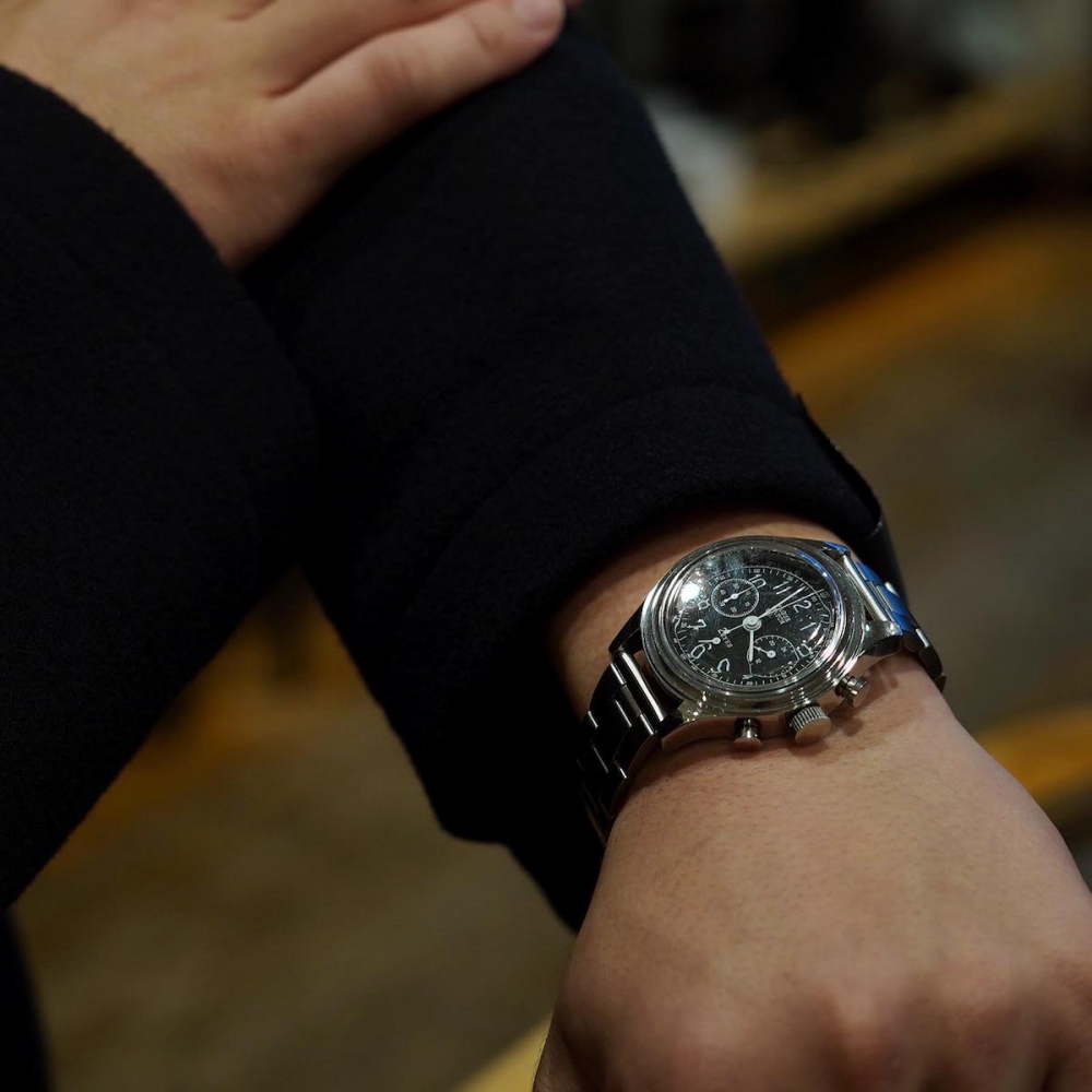 Vintage watch ROTARY 24時間表記 軍用 腕時計 VAGUE