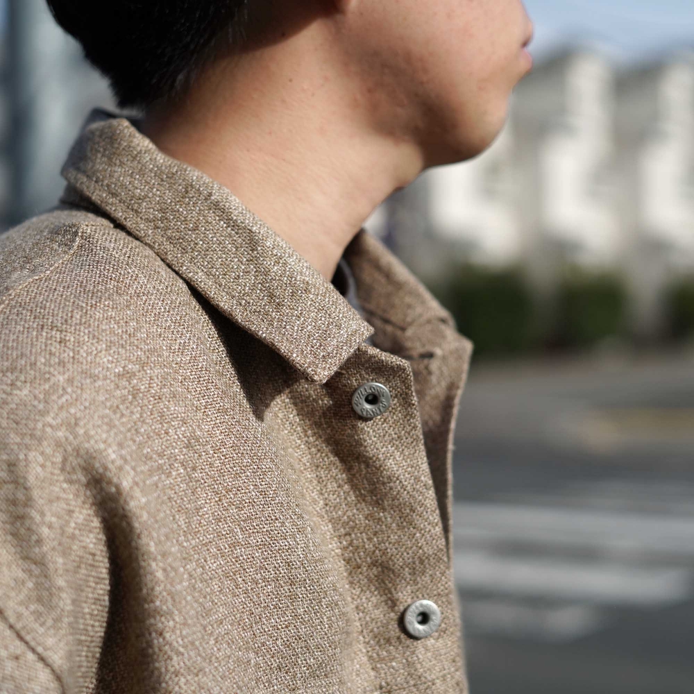 未使用新品！日本製 Willow Pants コットン×リネン デニムジャケット 未使用新品！日本製 Willow Pants コットン×リネン デニムジャケット