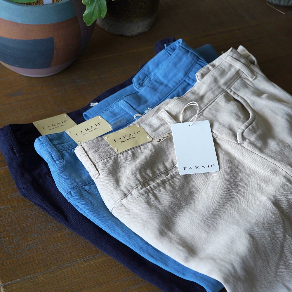 FARAH / Two-tuck Wide Tapered Pantsでお気に入りの1本を。 | 1989 FARAH / Two-tuck Wide Tapered Pantsでお気に入りの1本を。 | 1989