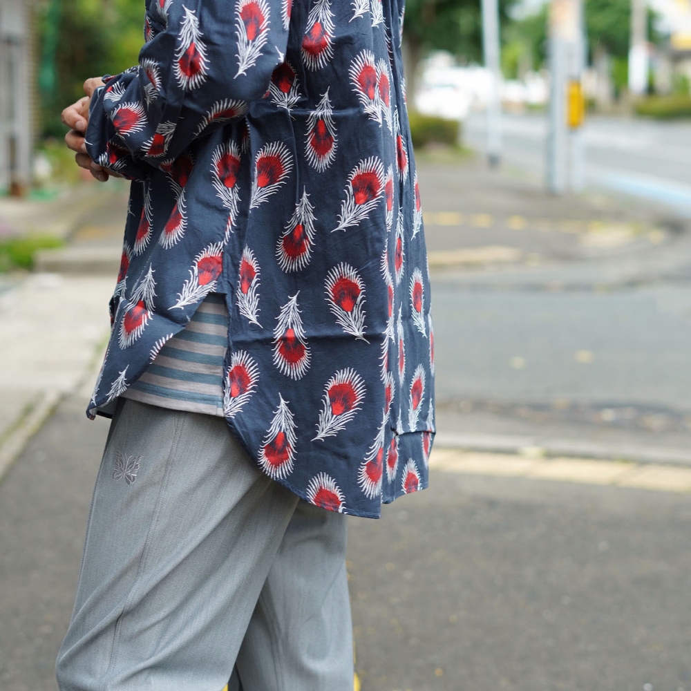 トップス needle NEEDLES[ニードルズ] 23SS S/S Classic Shirt-PE/R Chain Border Jq.