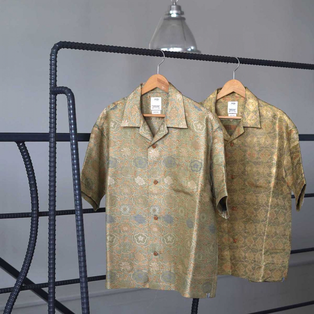 VISVIM COPA SHIRT 愛らし S/S JACQUARD (SILK) VISVIM COPA SHIRT 愛らし S/S JACQUARD (SILK)