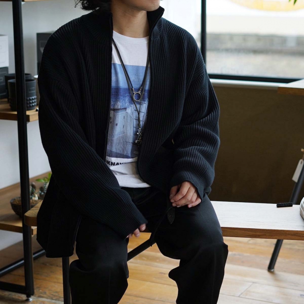美品 Theory ドライバーズニット カーディガン 近年モデル メンズ M