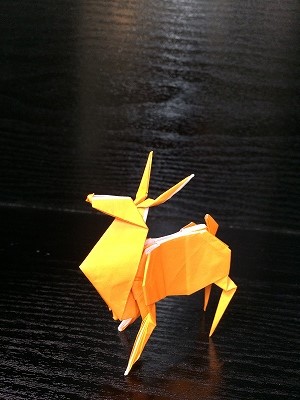 折り紙で鹿を作りましょう 理容室クレオ新宿 さいてつブログ