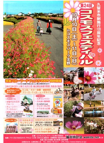 コスモスフェスティバルチラシ?