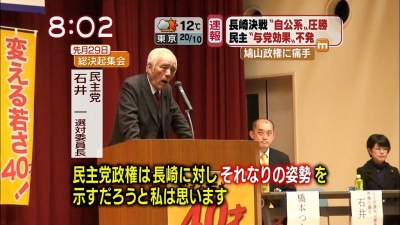長崎 石井一 民主党