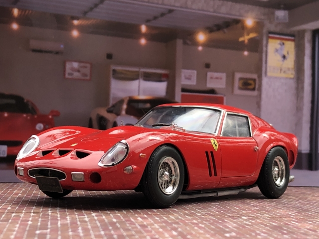 グンゼ フェラーリ250GTO （エンジン付き）製作記（1/24 GUNZE