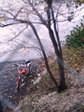 赤い自転車