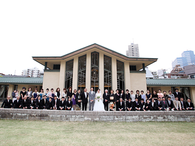自由学園明日館ウェディング当日 写真撮影
