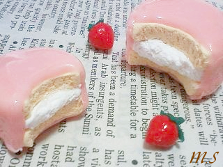 *苺チョコパイ*