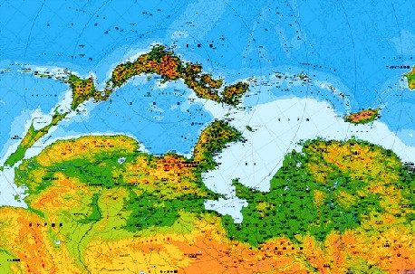 逆さ地図