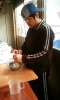 手打ち麺実演