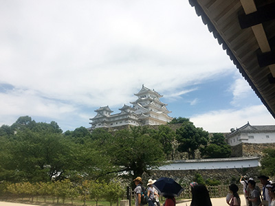 姫路城-三国堀より