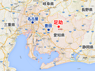 足助城マップ