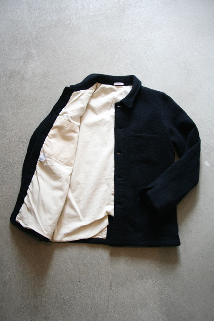 フレンチワークジャケットの縮絨ウールバージョン | Old Mark Blog