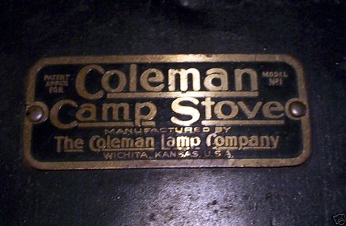 Coleman No.1 Stove