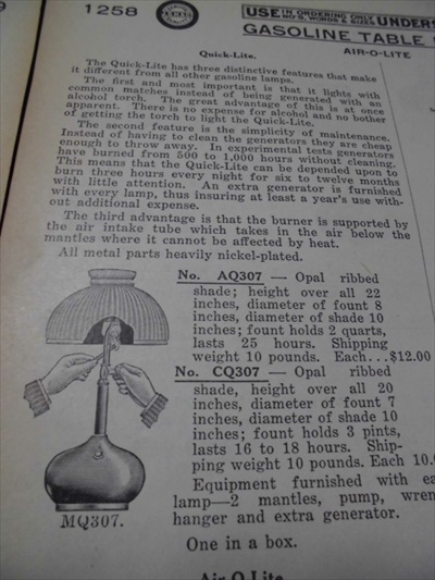Quick-Lite Model Q Lamp