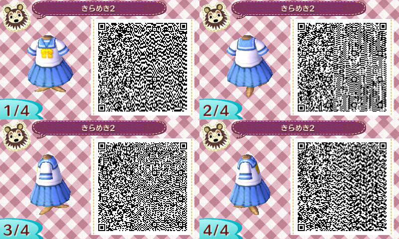 とびだせどうぶつの森 服デザインqrコードまとめ 旧 鬼灯イロハ