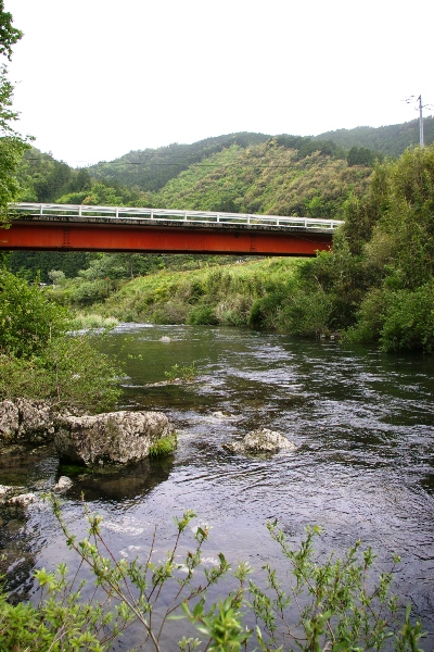 四万十町松葉川沿いの風景1