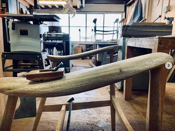 入荷】中村 達薫 / イージーチェア .Arm high type（チーク材） | 北欧