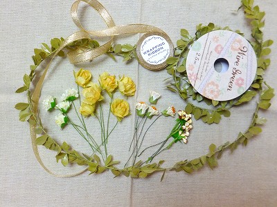 Happy Flower Crown の作り方 Atelier金銀花の雑貨万華鏡 Antique And Handmade