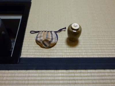 茶通箱　晃斉 交趾 竹蓋置 真葛窯 宮川香斎(作) 共箱 | 古美術ささき