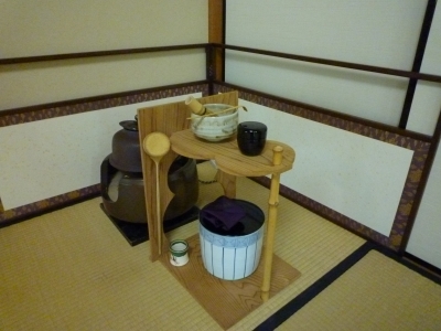 茶道具　瓢棚　裏千家　組み立て式 Yahoo!オークション - 瓢棚 組立式 高さ約45cm 木製 裏千家 棚物