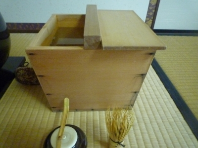 釣瓶（つるべ)水指　木地　裏千家 釣瓶（つるべ)水指 木地 裏千家